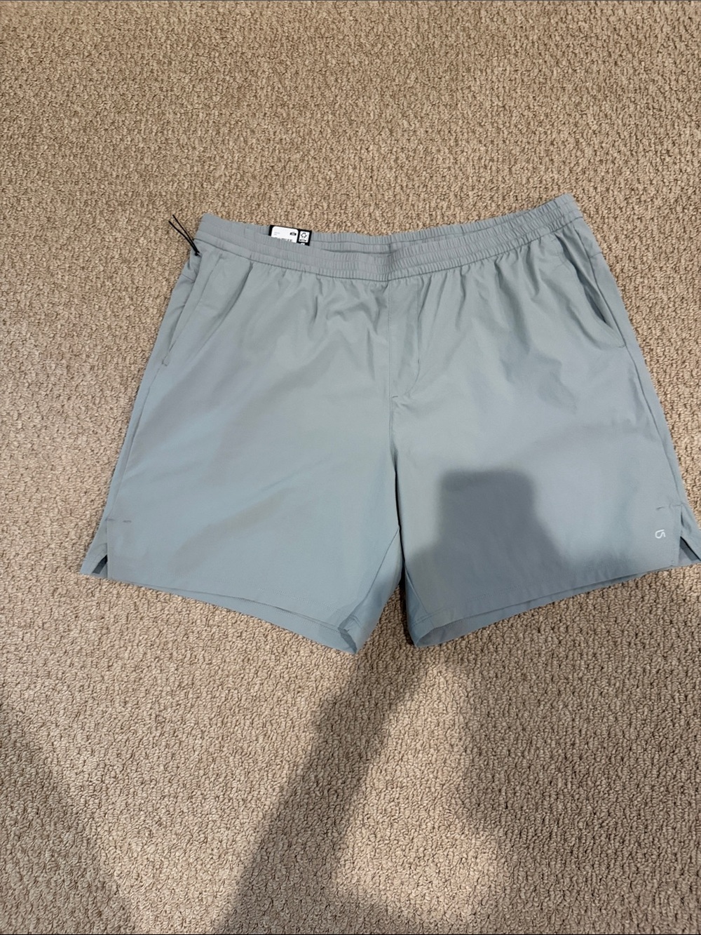 Gap Fit Running Men's Pale Gray-Blue Athletic Shorts